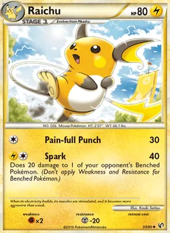 Raichu [Pain-full Punch | Spark]