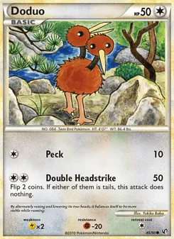 Doduo [Peck | Double Headstrike] 카드 이미지