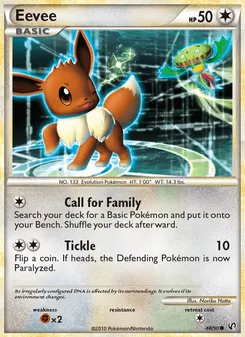 Eevee [Call for Family | Tickle] 카드 이미지