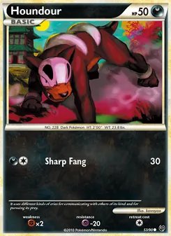 Houndour [Sharp Fang] 카드 이미지