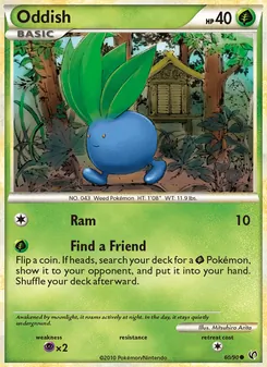 Oddish [Ram | Find a Friend] 카드 이미지