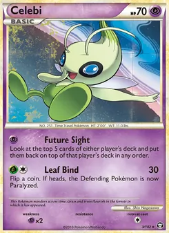 Celebi [Future Sight | Leaf Bind] 카드 이미지