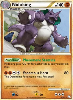Nidoking [Pheromone Stamina | Venomous Horn]
