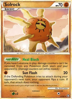 Solrock [Heal Block | Sun Flash]