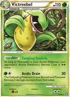 Victreebel [Tangling Tendrils | Acidic Drain] 카드 이미지