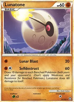 Lunatone [Lunar Blast | Selfdestruct]