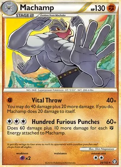 Machamp [Vital Throw | Hundred Furious Punches]