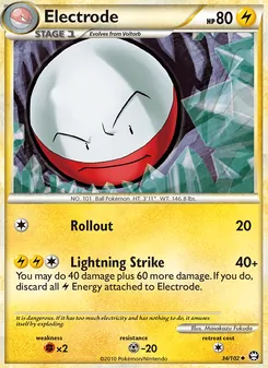 Electrode [Rollout | Lightning Strike] 카드 이미지
