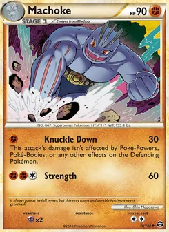 Machoke [Knuckle Down | Strength] 카드 이미지