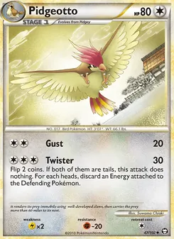 Pidgeotto [Gust | Twister] 카드 이미지