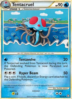 Tentacruel [Tentavolve | Hyper Beam] 카드 이미지