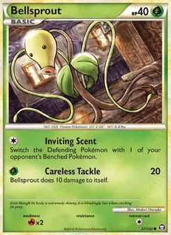 Bellsprout [Inviting Scent | Careless Tackle] 카드 이미지