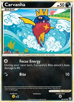 Carvanha [Focus Energy | Bite] 카드 이미지