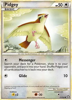 Pidgey [Messenger | Glide] 카드 이미지