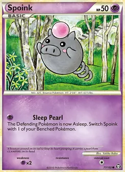 Spoink [Sleep Pearl] 카드 이미지