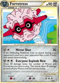 Forretress [Mirror Shot | Everyone Explode Now] 카드 이미지