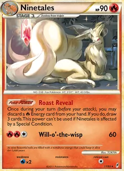 Ninetales [Roast Reveal | Will-o'-the-wisp]