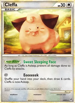 Cleffa [Sweet Sleeping Face | Eeeeeeek] 카드 이미지
