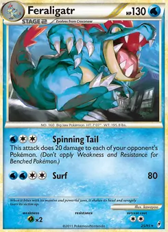 Feraligatr [Spinning Tail | Surf] 카드 이미지