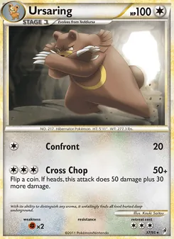 Ursaring [Confront | Cross Chop] 카드 이미지