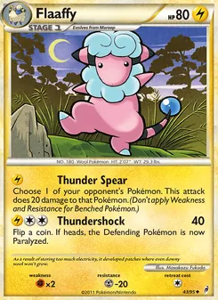 Flaaffy [Thunder Spear | Thundershock] 카드 이미지