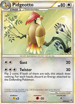 Pidgeotto [Gust | Twister] 카드 이미지