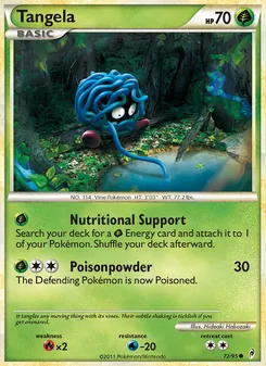 Tangela [Nutritional Support | Poisonpowder] 카드 이미지