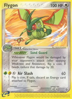 Flygon [Sand Guard | Air Slash] 카드 이미지