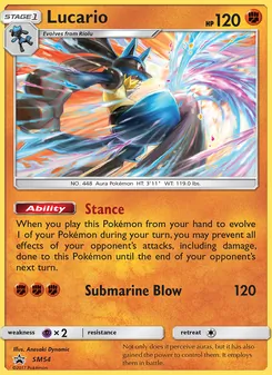 Lucario [Stance | Submarine Blow]
