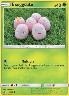 Exeggcute [Multiply] 카드 이미지