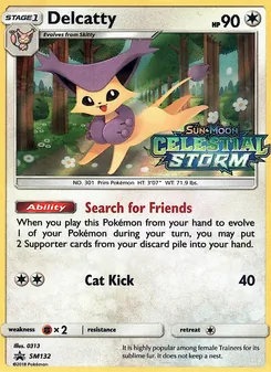 Delcatty [Search for Friends | Cat Kick] 카드 이미지