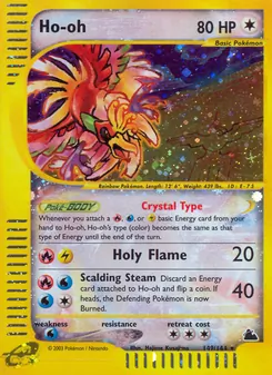 Ho-Oh [Crystal Type | Holy Flame | Scalding Steam] 카드 이미지