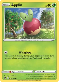 Applin [Withdraw] 카드 이미지
