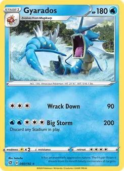 Gyarados [Wrack Down | Big Storm] 카드 이미지