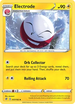 Electrode [Orb Collector | Rolling Attack] 카드 이미지