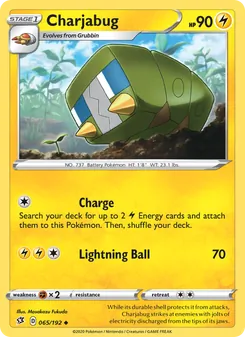 Charjabug [Charge | Lightning Ball] 카드 이미지