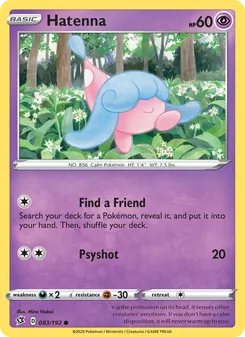 Hatenna [Find a Friend | Psyshot] 카드 이미지