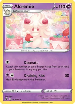 Alcremie [Decorate | Draining Kiss] 카드 이미지