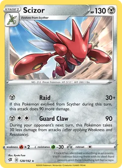Scizor [Raid | Guard Claw] 카드 이미지