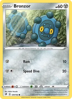 Bronzor [Ram | Speed Dive] 카드 이미지