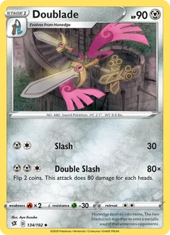 Doublade [Slash | Double Slash] 카드 이미지