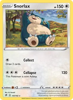 Snorlax [Collect | Collapse] 카드 이미지