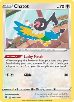 Chatot [Lucky Match | Glide] 카드 이미지