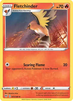 Fletchinder [Searing Flame] 카드 이미지