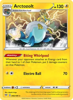 Arctozolt [Biting Whirlpool | Electro Ball] 카드 이미지