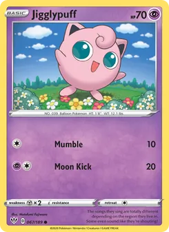 Jigglypuff [Mumble | Moon Kick] 카드 이미지