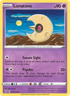 Lunatone [Future Sight | Psychic] 카드 이미지