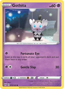 Gothita [Fortunate Eye | Gentle Slap] 카드 이미지