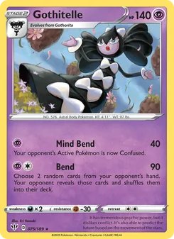 Gothitelle [Mind Bend | Bend] 카드 이미지