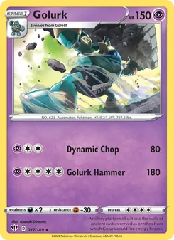 Golurk [Dynamic Chop | Golurk Hammer] 카드 이미지